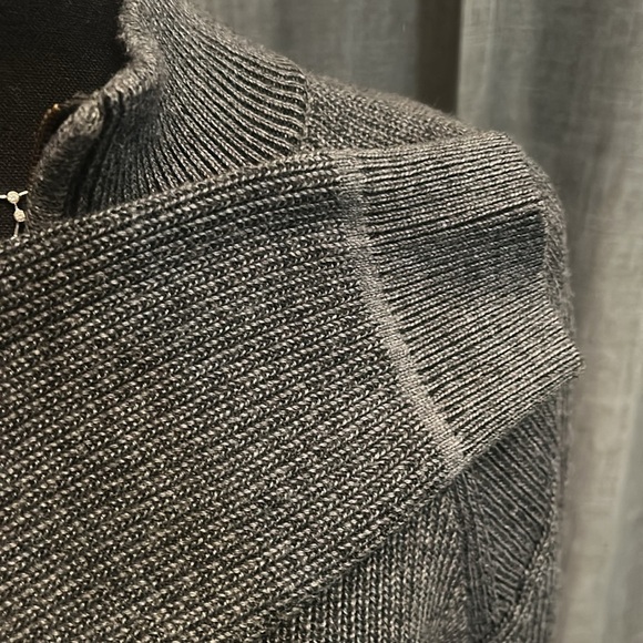 Gray Ted Baker Quarter Zip - Picture 3 of 5